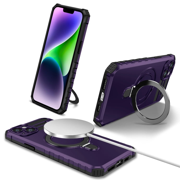 MagSafe Magnetic Holder Phone Case, For iPhone 15 Pro Max, For iPhone 15 Pro, For iPhone 15 Plus, For iPhone 15