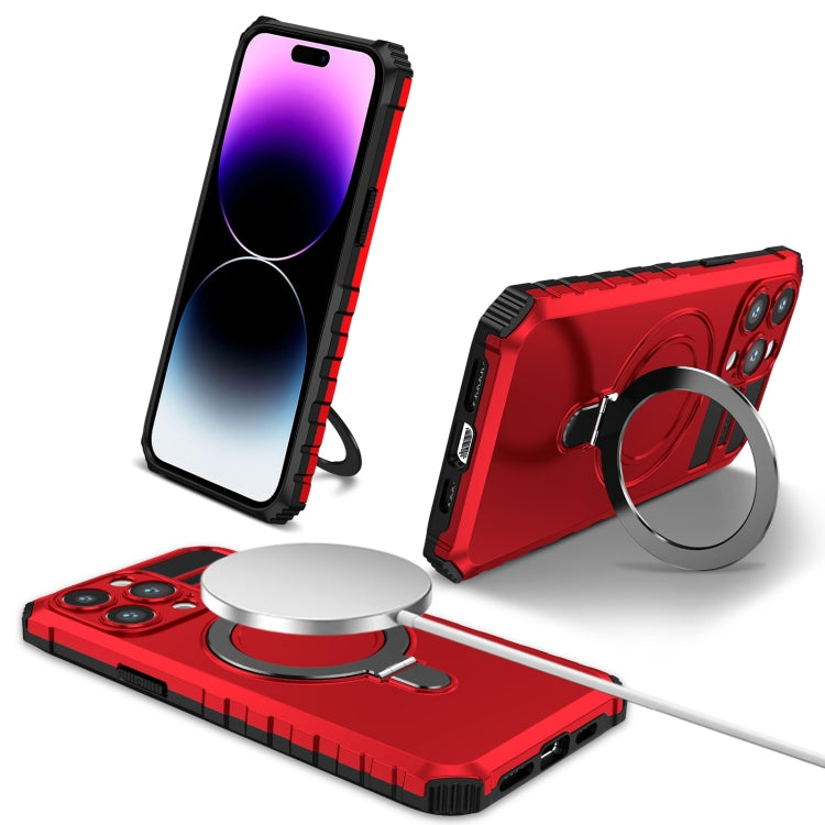 MagSafe Magnetic Holder Phone Case, For iPhone 15 Pro Max, For iPhone 15 Pro, For iPhone 15 Plus, For iPhone 15