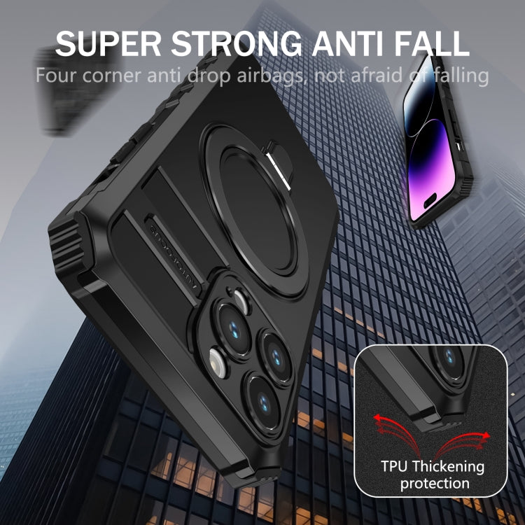 MagSafe Magnetic Holder Phone Case, For iPhone 15 Pro Max, For iPhone 15 Pro, For iPhone 15 Plus, For iPhone 15