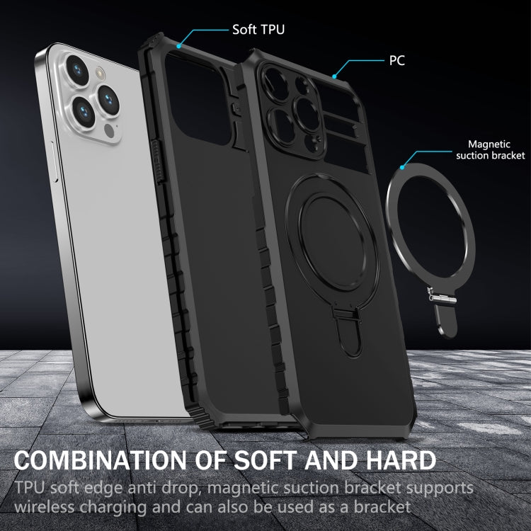MagSafe Magnetic Holder Phone Case, For iPhone 15 Pro Max, For iPhone 15 Pro, For iPhone 15 Plus, For iPhone 15