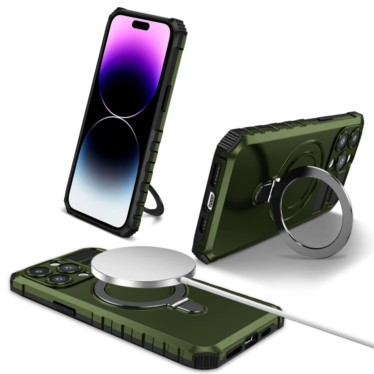 MagSafe Magnetic Holder Phone Case, For iPhone 15 Pro Max, For iPhone 15 Pro, For iPhone 15 Plus, For iPhone 15