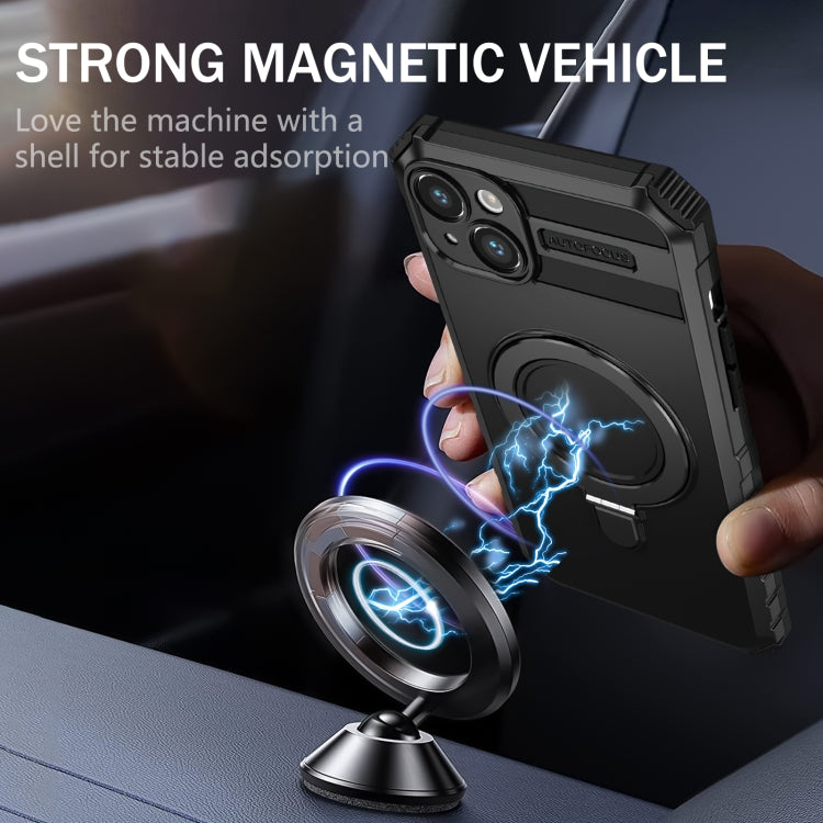 MagSafe Magnetic Holder Phone Case, For iPhone 14 Plus, For iPhone 14, For iPhone 14 Pro, For iPhone 14 Pro Max