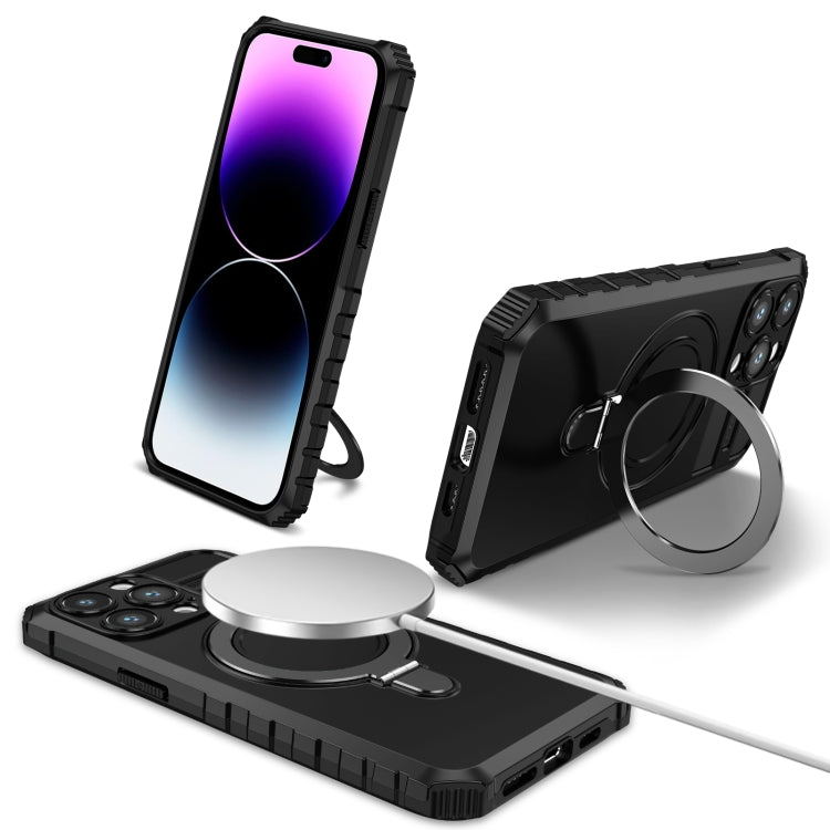 MagSafe Magnetic Holder Phone Case, For iPhone 14 Plus, For iPhone 14, For iPhone 14 Pro, For iPhone 14 Pro Max