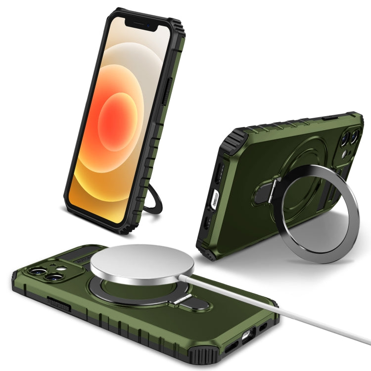 MagSafe Magnetic Holder Phone Case, For iPhone 13 Pro Max, For iPhone 13 Pro, For iPhone 13, For iPhone 12