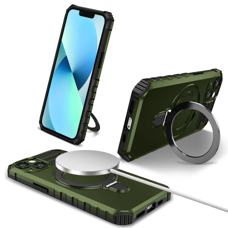 MagSafe Magnetic Holder Phone Case, For iPhone 13 Pro Max, For iPhone 13 Pro, For iPhone 13, For iPhone 12