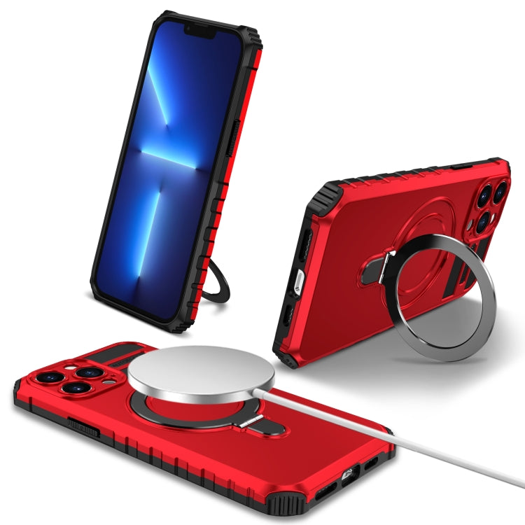 MagSafe Magnetic Holder Phone Case, For iPhone 13 Pro Max, For iPhone 13 Pro, For iPhone 13, For iPhone 12