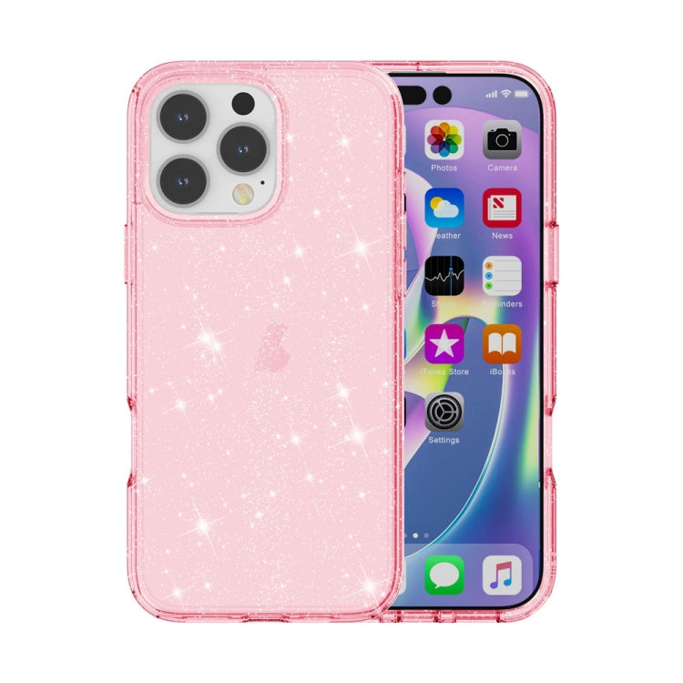 Shockproof Terminator Glitter Powder Phone Case, For iPhone 17e / 16e, For iPhone 16 Pro Max, For iPhone 16 Pro, For iPhone 16 Plus