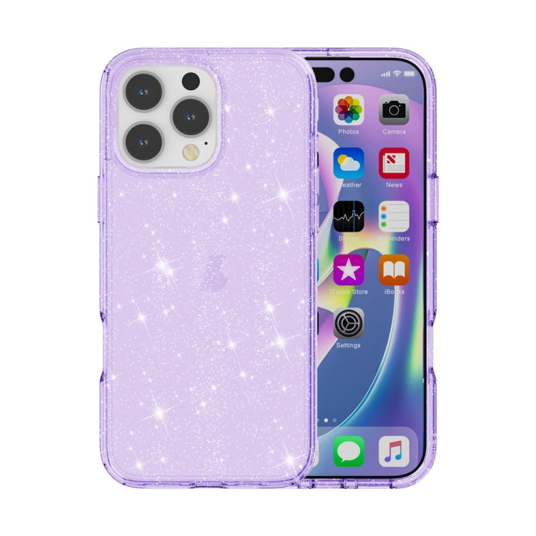 Shockproof Terminator Glitter Powder Phone Case, For iPhone 17e / 16e, For iPhone 16 Pro Max, For iPhone 16 Pro, For iPhone 16 Plus
