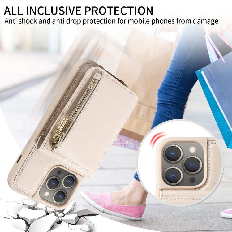 Crossbody Lanyard Zipper Wallet Leather Phone Case, For iPhone 15 Pro Max, For iPhone 15 Pro, For iPhone 15 Plus, For iPhone 15