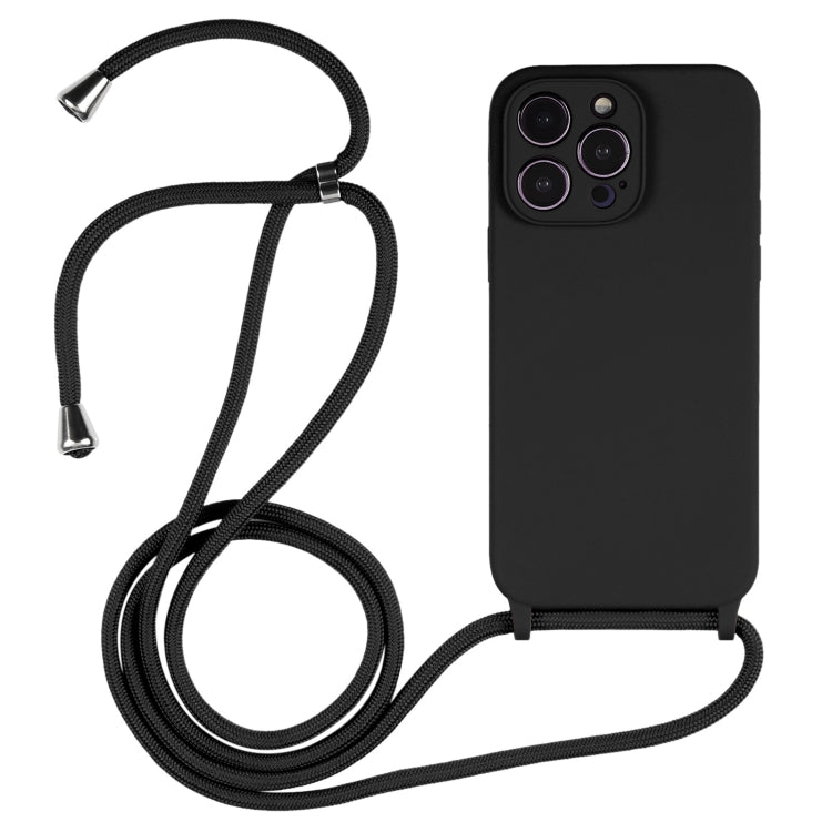Crossbody Lanyard Liquid Silicone Case, For iPhone Air