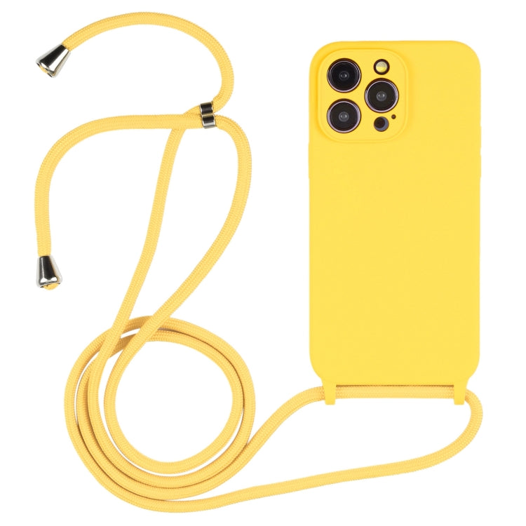 Crossbody Lanyard Liquid Silicone Case, For iPhone Air