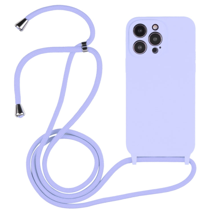 Crossbody Lanyard Liquid Silicone Case, For iPhone Air