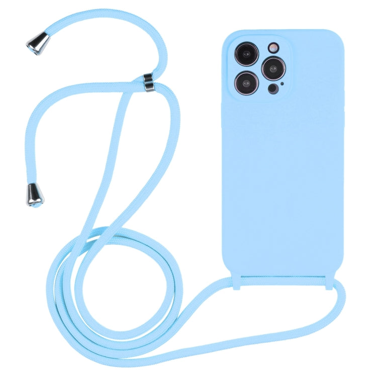 Crossbody Lanyard Liquid Silicone Case, For iPhone Air