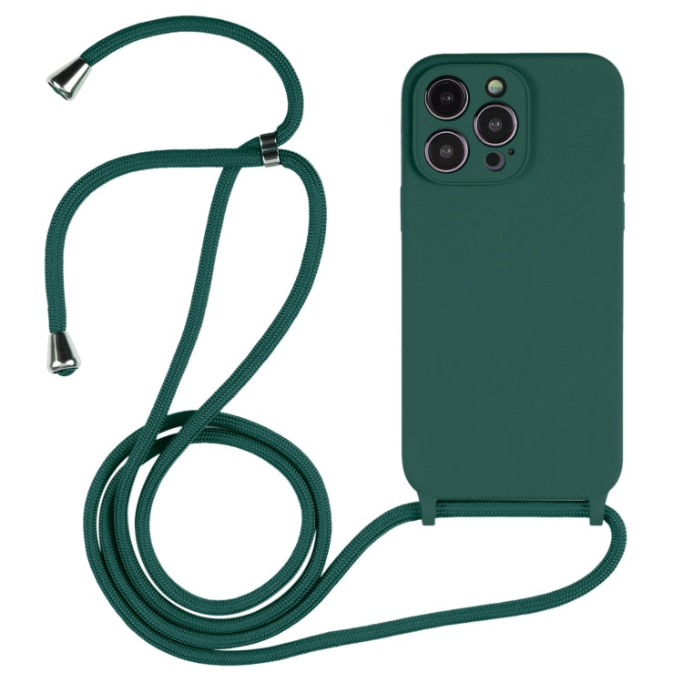 Crossbody Lanyard Liquid Silicone Case, For iPhone Air