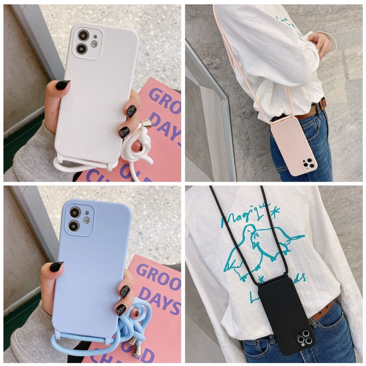 Crossbody Lanyard Liquid Silicone Case, For iPhone Air