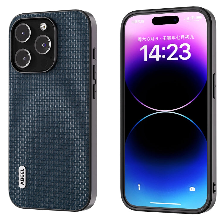 ABEEL Genuine Leather Luxury Black Edge Phone Case, For iPhone 15 Pro Max, For iPhone 15 Pro, For iPhone 15 Plus, For iPhone 15, For iPhone 14 Plus, For iPhone 14