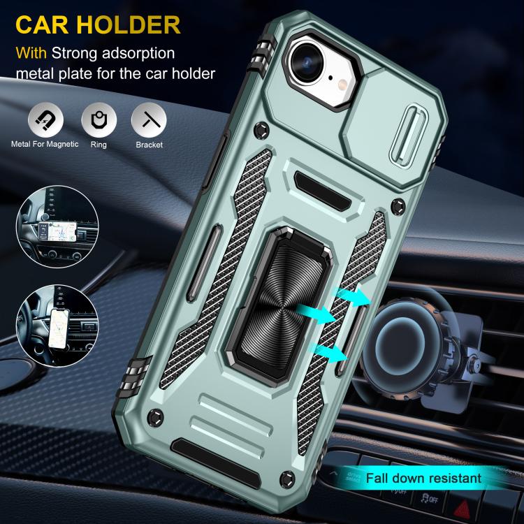 Armor PC + TPU Camera Shield Phone Case, For iPhone 17e / 16e, For iPhone 17 Pro Max, For iPhone 17 Pro
