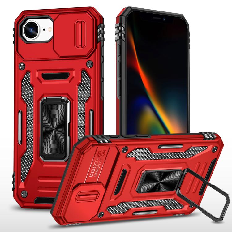 Armor PC + TPU Camera Shield Phone Case, For iPhone 17e / 16e, For iPhone 17 Pro Max, For iPhone 17 Pro