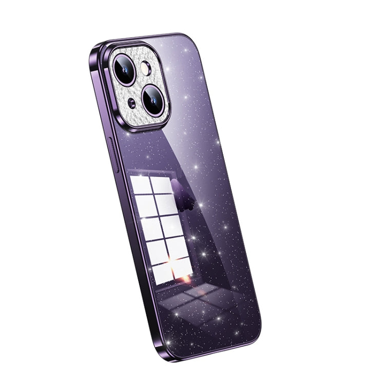 SULADA Electroplated Transparent Glittery TPU Phone Case, For iPhone 15 Pro Max, For iPhone 14 Plus, For iPhone 15 Pro, For iPhone 14, For iPhone 15 Plus, For iPhone 14 Pro