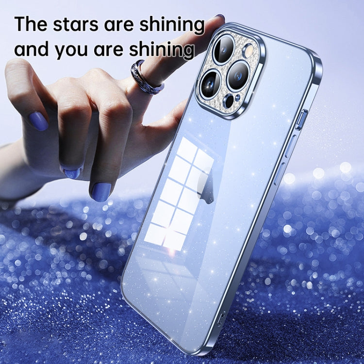 SULADA Electroplated Transparent Glittery TPU Phone Case, For iPhone 15 Pro Max, For iPhone 14 Plus, For iPhone 15 Pro, For iPhone 14, For iPhone 15 Plus, For iPhone 14 Pro