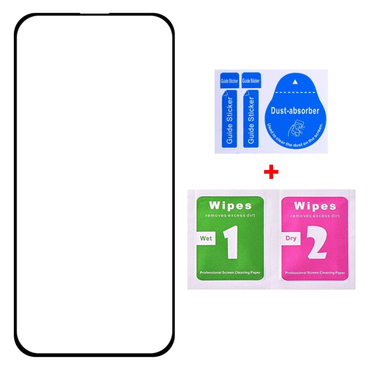 Full Glue Screen Tempered Glass Film, For iPhone 15 Pro Max, For iPhone 15 Pro, For iPhone 15 Plus, For iPhone 15