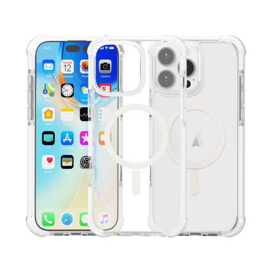 Acrylic Magsafe Magnetic Shockproof Phone Case, For iPhone 16 Pro, For iPhone 16 Plus