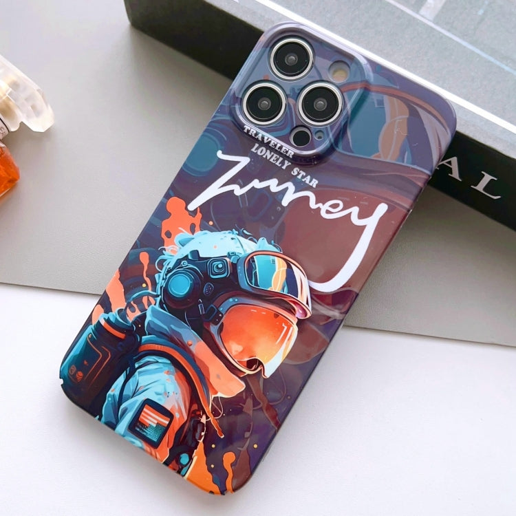 Painted Pattern Precise Hole PC Phone Case, For iPhone 13 Pro