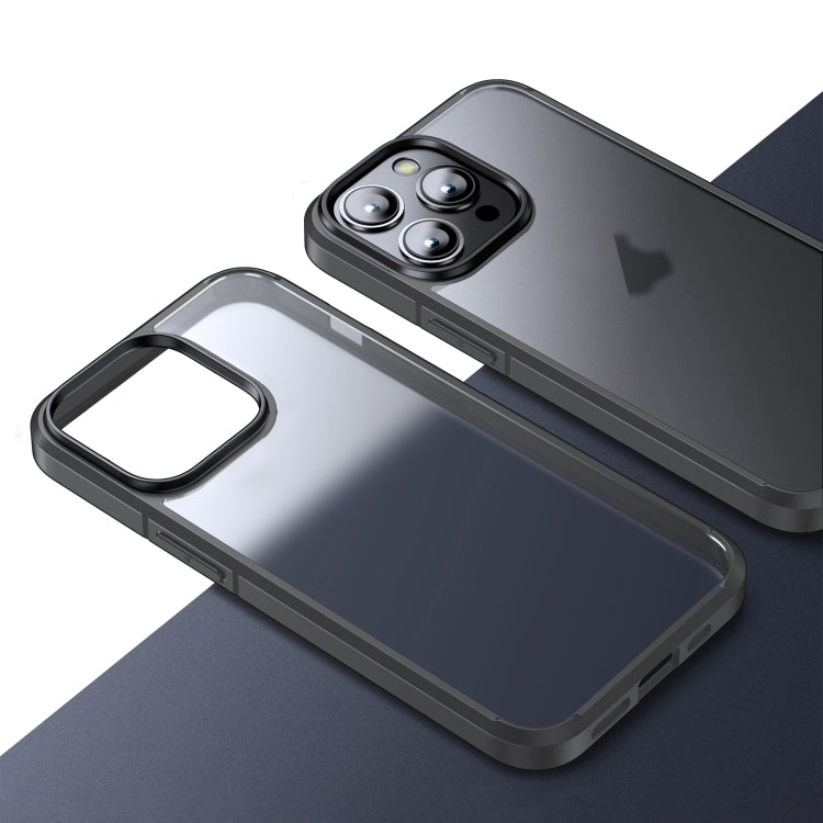 Ice-Crystal Matte TPU Hard PC Phone Case, For iPhone 15 Pro Max, For iPhone 15 Pro, For iPhone 15 Plus, For iPhone 15