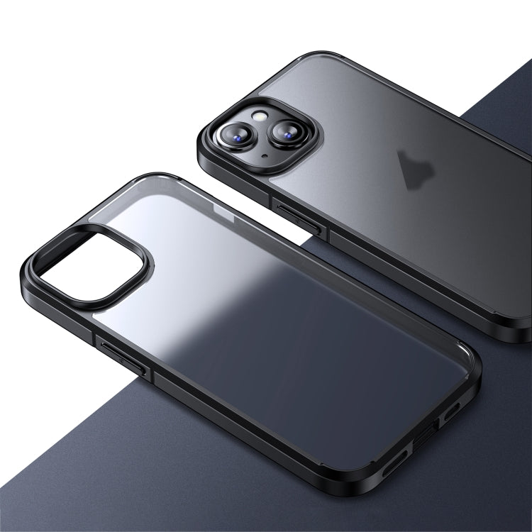 Ice-Crystal Matte TPU Hard PC Phone Case, For iPhone 15 Pro Max, For iPhone 15 Pro, For iPhone 15 Plus, For iPhone 15