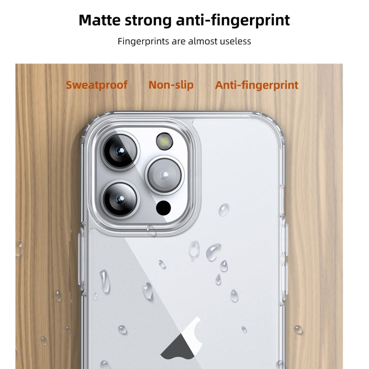 Ice Crystal Transparent PC + TPU Phone Case, For iPhone 15 Pro Max, For iPhone 15 Pro, For iPhone 15 Plus, For iPhone 15