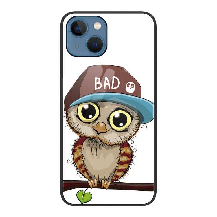 Colorful Painted Glass Phone Case, For iPhone 15