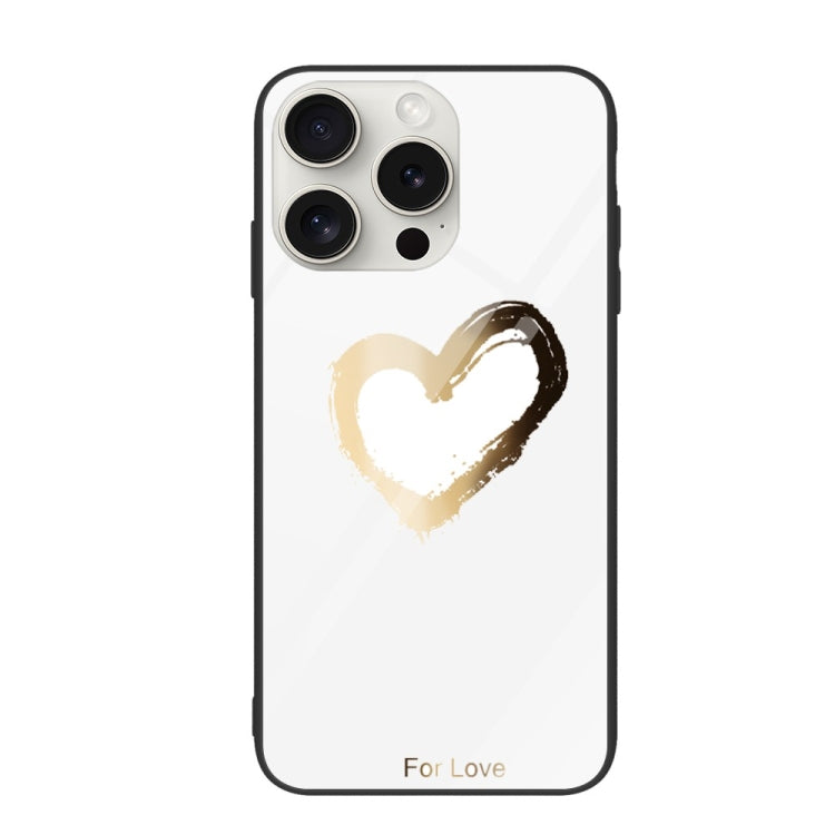 Colorful Painted Glass Phone Case, For iPhone 16 Pro Max