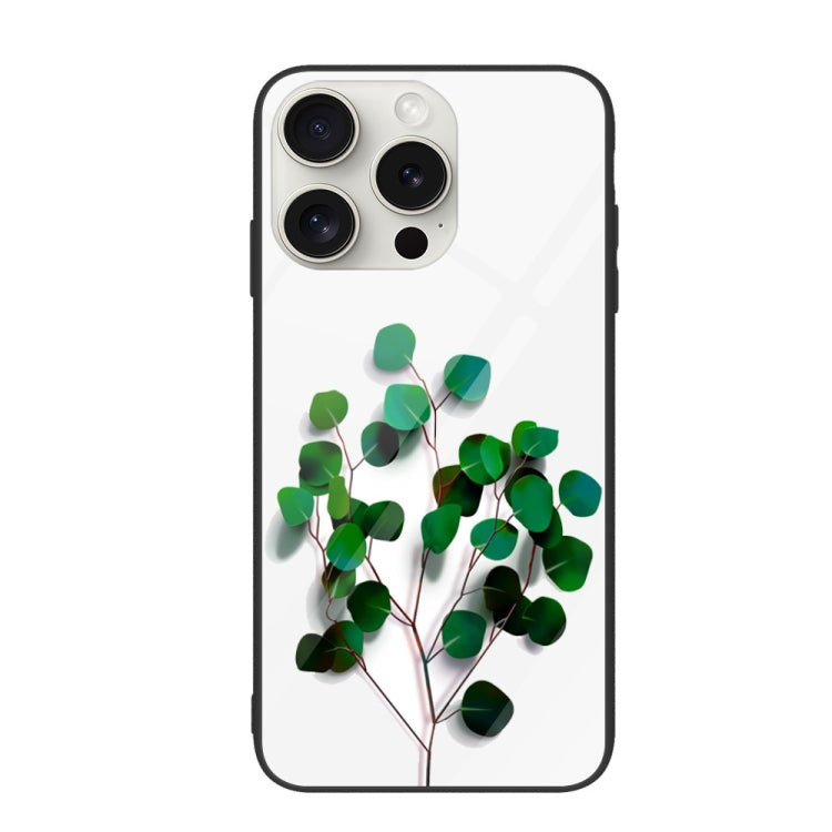 Colorful Painted Glass Phone Case, For iPhone 16 Pro Max