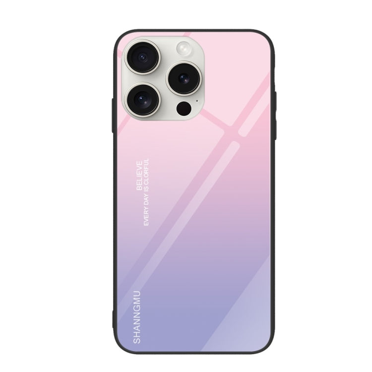 Colorful Painted Glass Phone Case, For iPhone 16 Pro