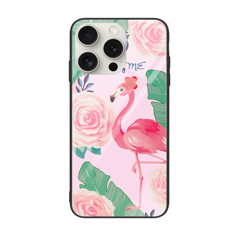 Colorful Painted Glass Phone Case, For iPhone 16 Pro