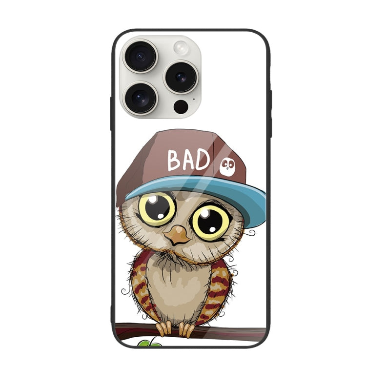 Colorful Painted Glass Phone Case, For iPhone 16 Pro