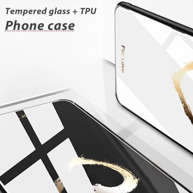Colorful Painted Glass Phone Case, For iPhone 16 Pro
