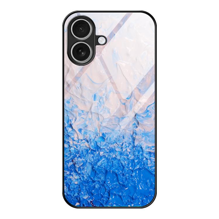 Marble Pattern Glass Protective Phone Case, For iPhone 17 Pro Max, For iPhone 17 Pro, For iPhone 17
