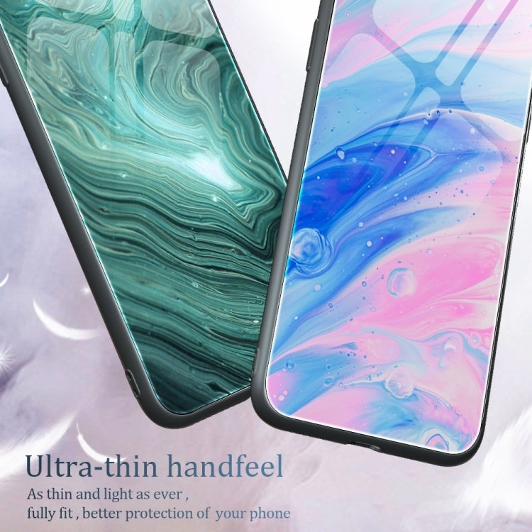 Marble Pattern Glass Protective Phone Case, For iPhone 17 Pro Max, For iPhone 17 Pro, For iPhone 17