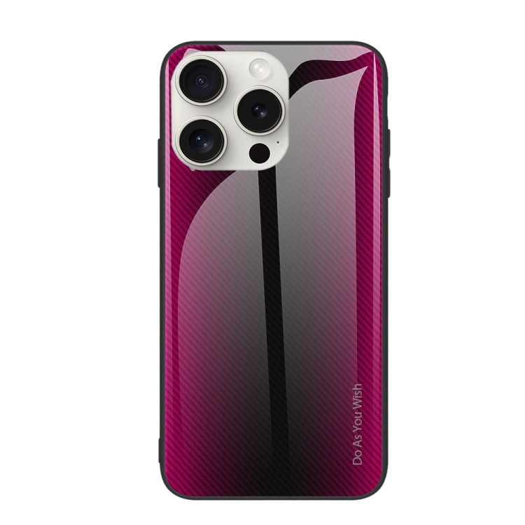 Texture Gradient Glass TPU Phone Case, For iPhone 16 Pro Max, For iPhone 16 Pro, For iPhone 16 Plus, For iPhone 16
