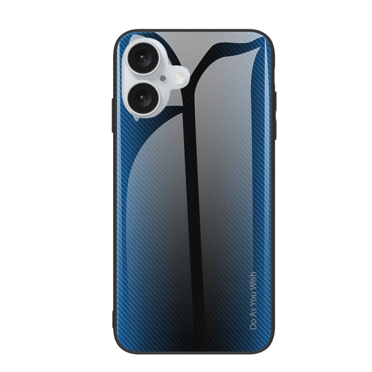 Texture Gradient Glass TPU Phone Case, For iPhone 16 Pro Max, For iPhone 16 Pro, For iPhone 16 Plus, For iPhone 16