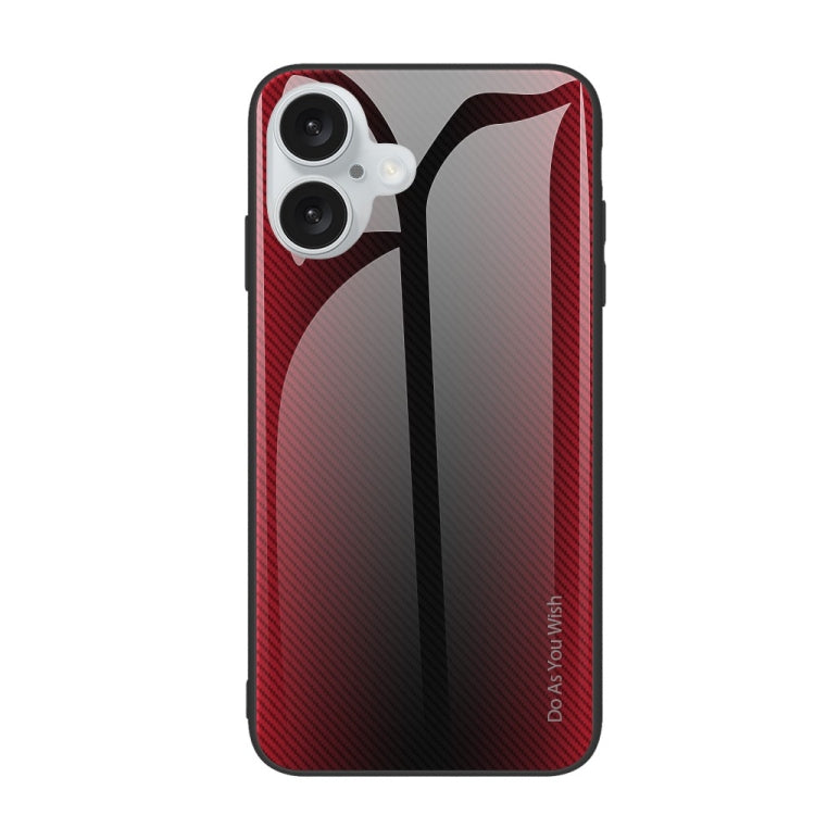 Texture Gradient Glass TPU Phone Case, For iPhone 16 Pro Max, For iPhone 16 Pro, For iPhone 16 Plus, For iPhone 16