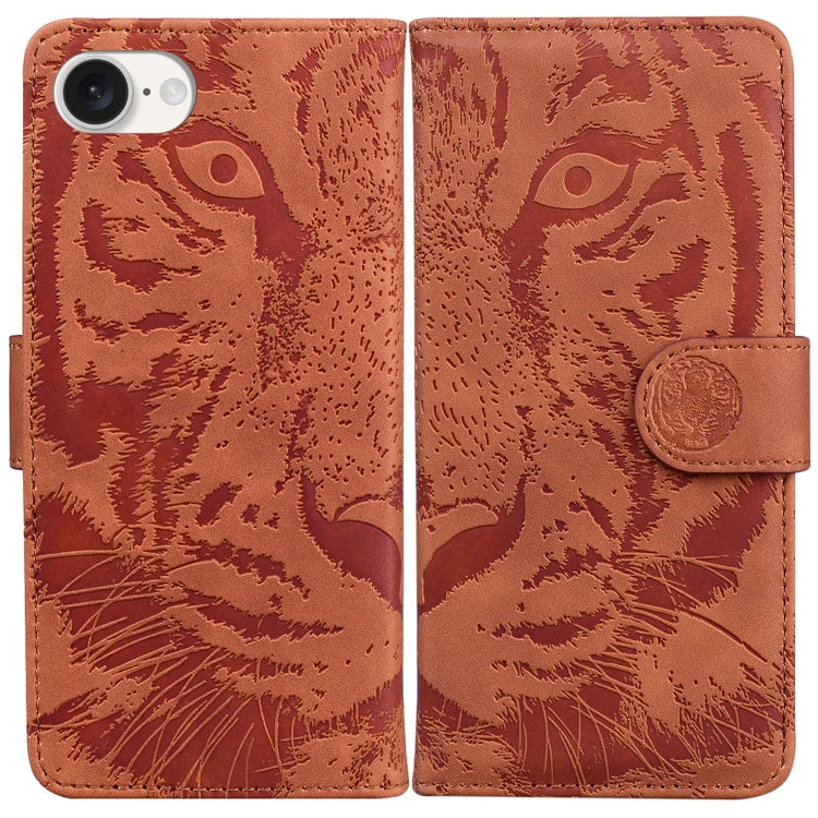 Tiger Embossing Pattern Leather Phone Case, For iPhone 17 Pro Max, For iPhone 17 Pro, For iPhone 17, For iPhone 17 Air