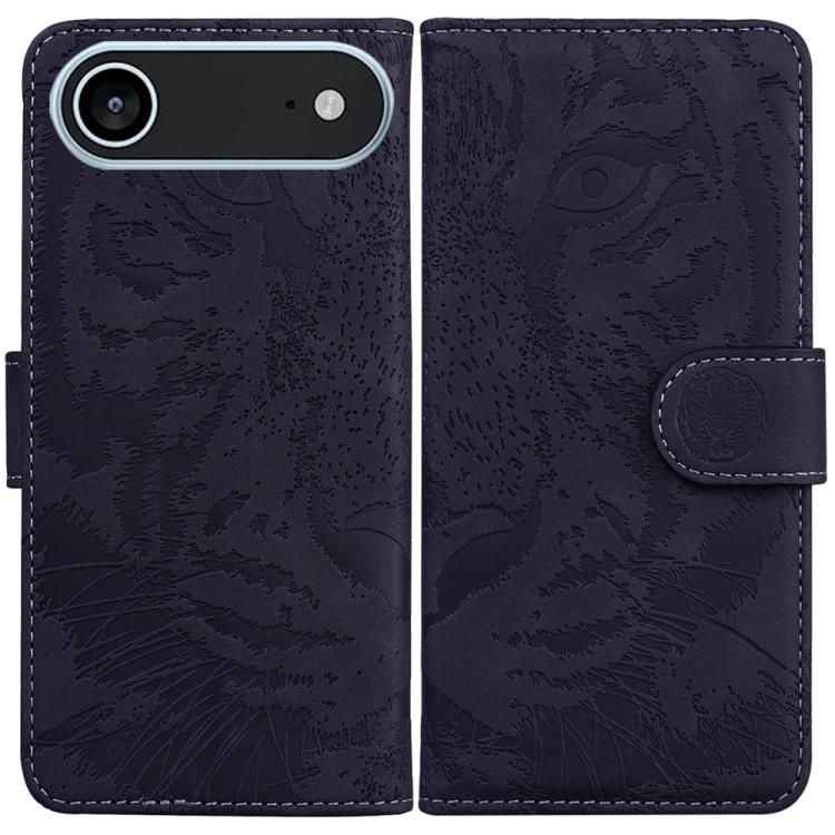 Tiger Embossing Pattern Leather Phone Case, iPhone 16e, For iPhone 16 Pro Max, For iPhone 16 Pro, For iPhone 16 Plus