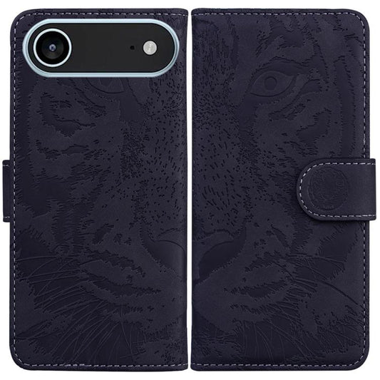 Tiger Embossing Pattern Leather Phone Case, iPhone 16e, For iPhone 16 Pro Max, For iPhone 16 Pro, For iPhone 16 Plus