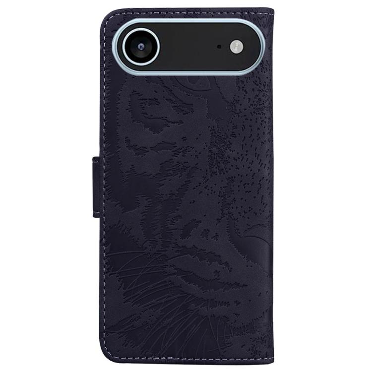 Tiger Embossing Pattern Leather Phone Case, iPhone 16e, For iPhone 16 Pro Max, For iPhone 16 Pro, For iPhone 16 Plus