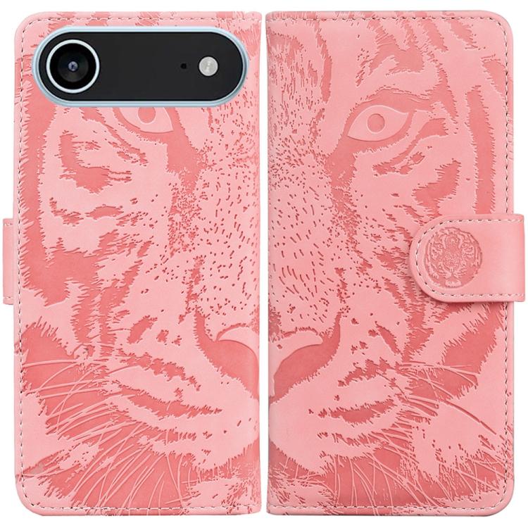 Tiger Embossing Pattern Leather Phone Case, iPhone 16e, For iPhone 16 Pro Max, For iPhone 16 Pro, For iPhone 16 Plus