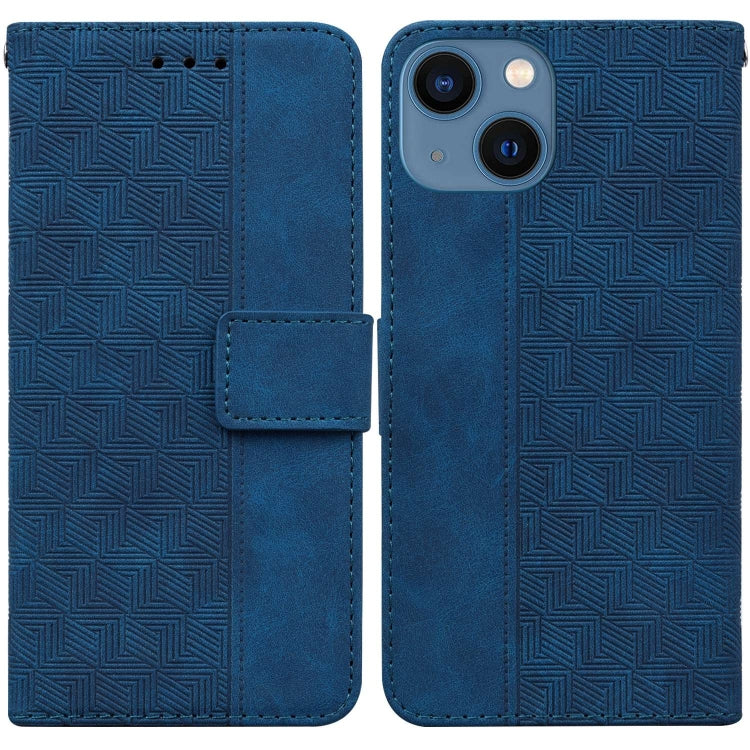 Geometric Embossed Leather Phone Case, For iPhone 16, For iPhone 15 Pro Max, For iPhone 15 Pro, For iPhone 15 Plus