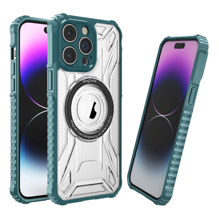 Double-sided Non-slip PC+TPU Magsafe Magnetic Phone Case, For iPhone 15 Pro Max, For iPhone 15 Pro, For iPhone 15 Plus, For iPhone 15