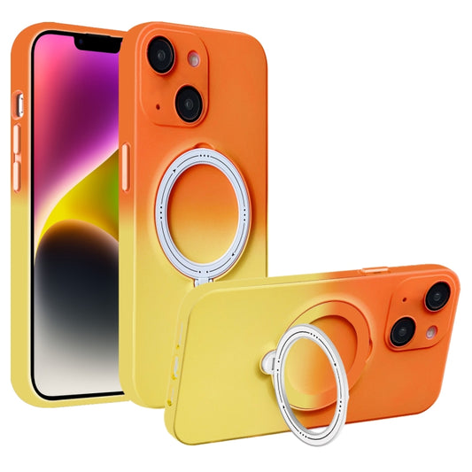 Gradient TPU MagSafe Holder Phone Case, For iPhone 14 Plus, For iPhone 14, For iPhone 14 Pro, For iPhone 14 Pro Max